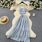 Sweetie Camisole & Pleated Skirt 2Pcs