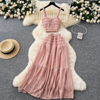 Sweetie Camisole & Pleated Skirt 2Pcs