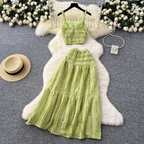 Sweetie Camisole & Pleated Skirt 2Pcs