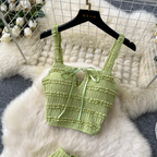 Sweetie Camisole & Pleated Skirt 2Pcs