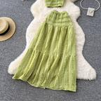Sweetie Camisole & Pleated Skirt 2Pcs