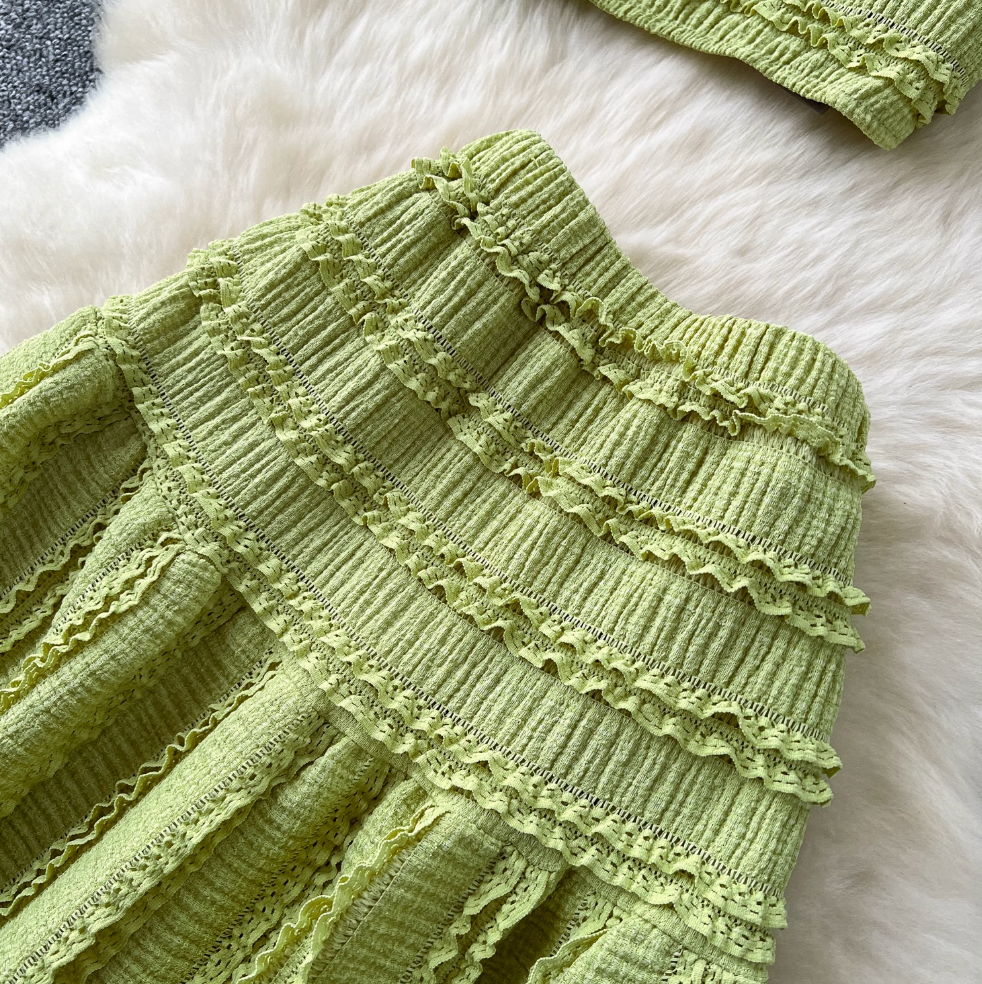 Sweetie Camisole & Pleated Skirt 2Pcs