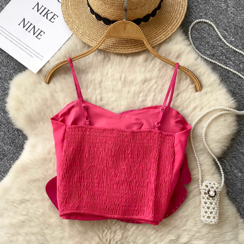 3d Beaded Flower Camisole Top