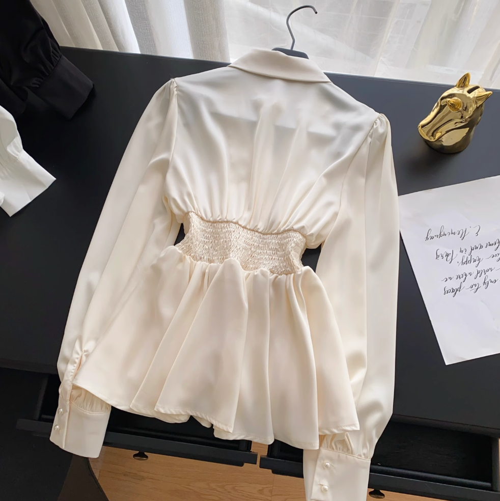 Premium Hollowed Lace Patchwork Shirt