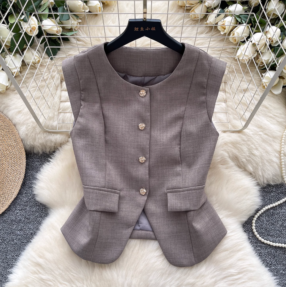 Premium Single-breasted Suit Vest