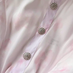 Vintage Stand Collar Floral Shirt Dress