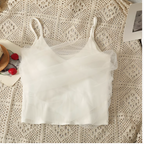Fairy Mesh Patchwork Short Camisole