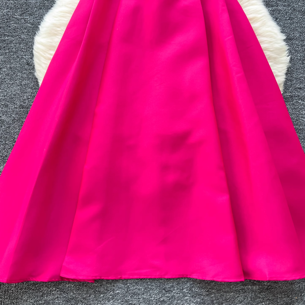 Elegant Hollowed Sleeve Party Dress