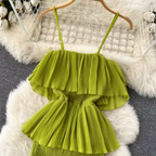 Sweetie Ruffled Slip Cake Dress