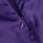 Backless Purple Party Dress with Ribbon