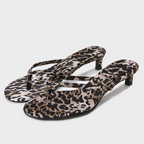 Clip Toe Mid Heel Flip Flops