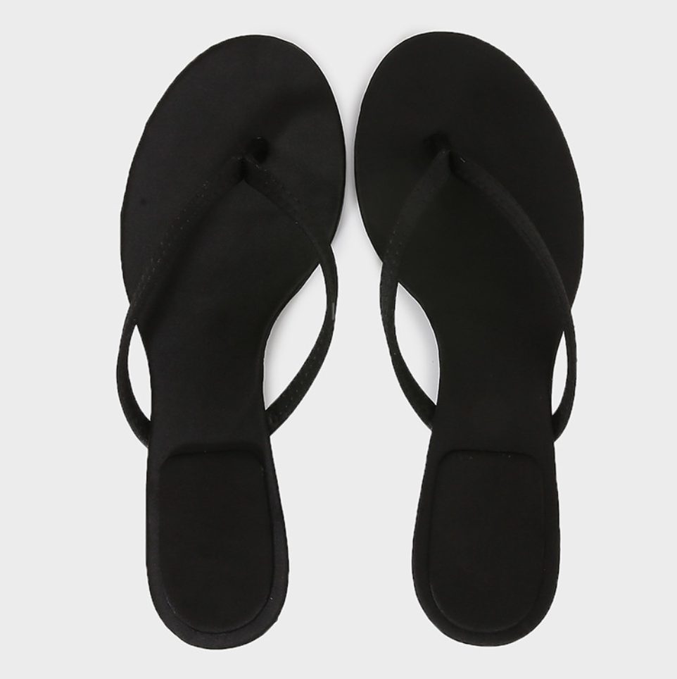 Clip Toe Mid Heel Flip Flops