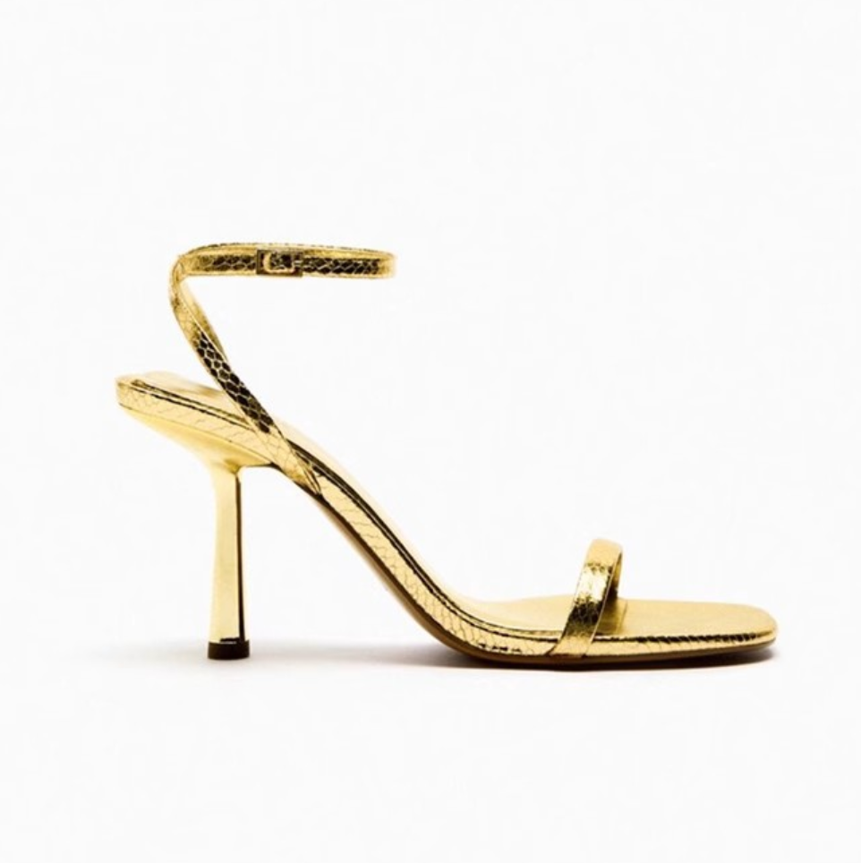 One-Strap Square Open Toe Sandals