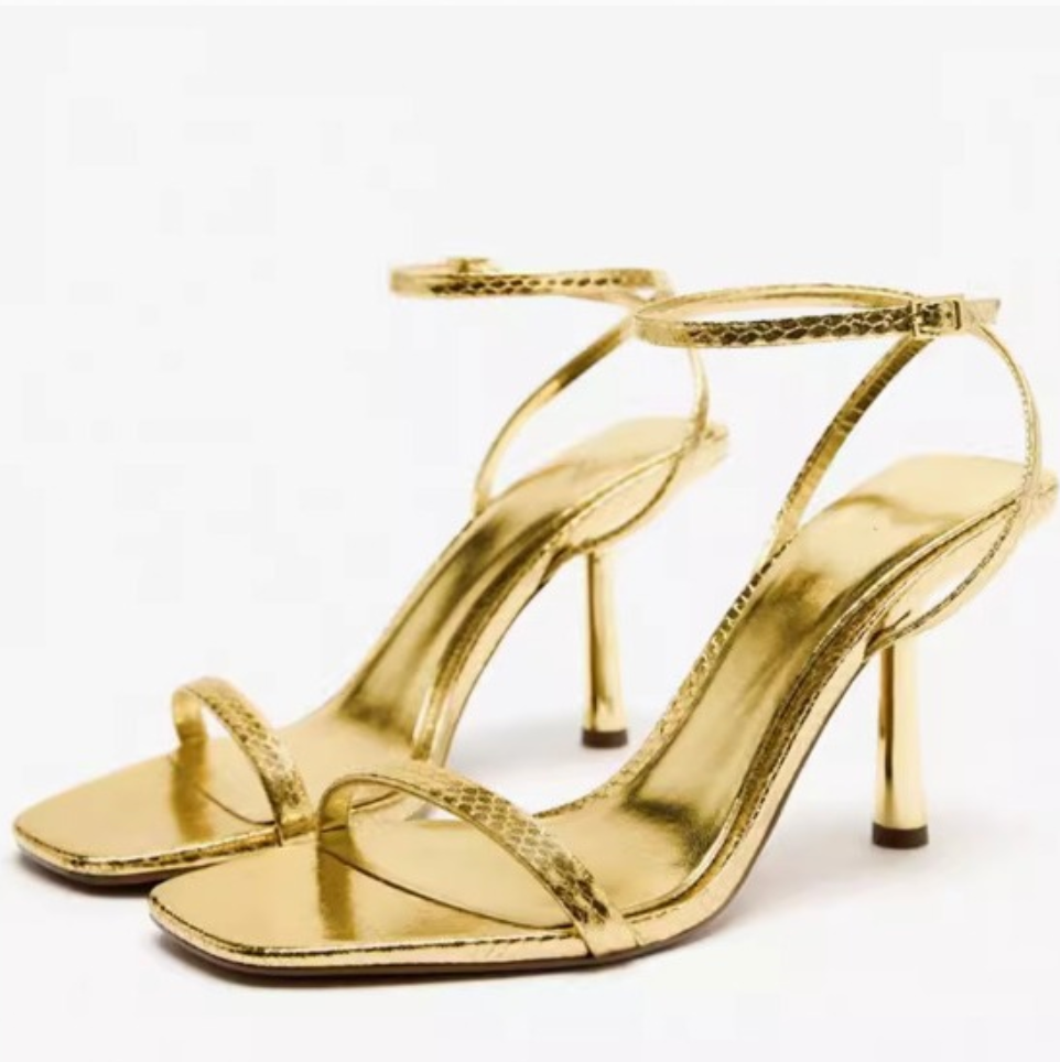 One-Strap Square Open Toe Sandals