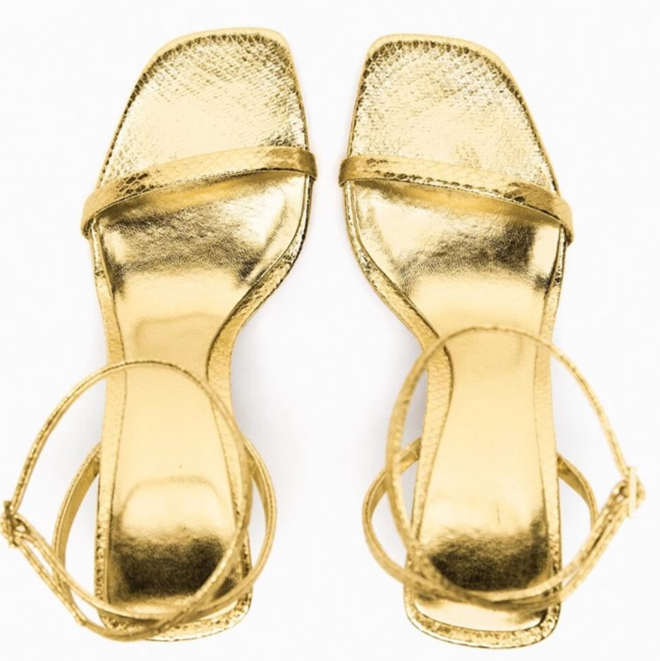 One-Strap Square Open Toe Sandals