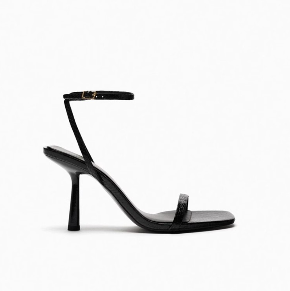 One-Strap Square Open Toe Sandals