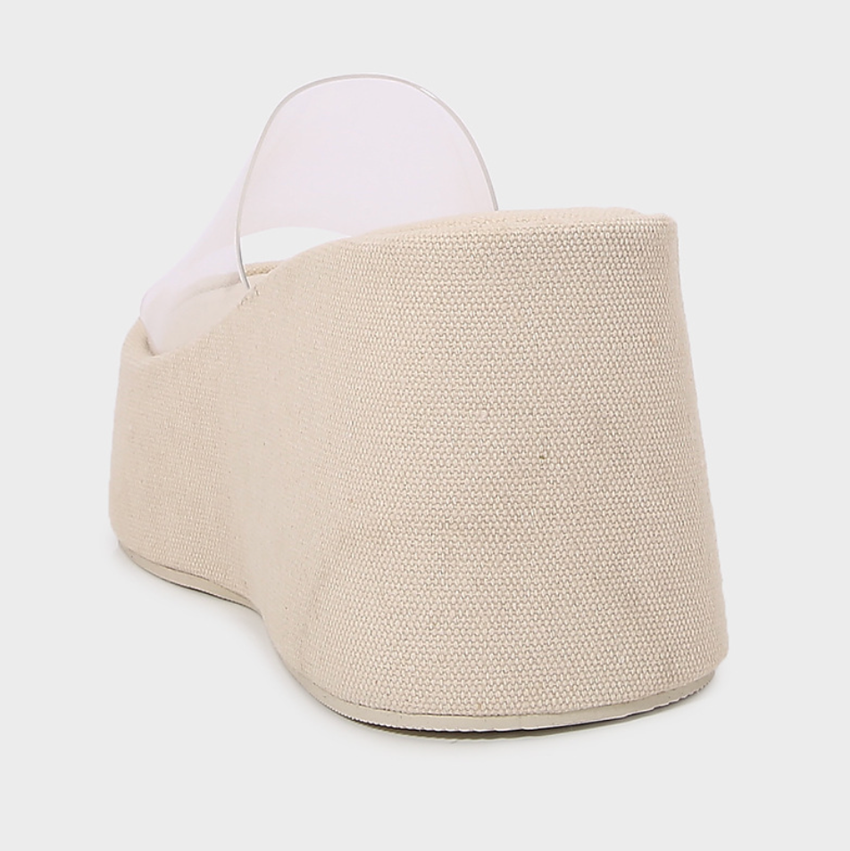 Plastic Wide Strap Height-Enhancing Wedges