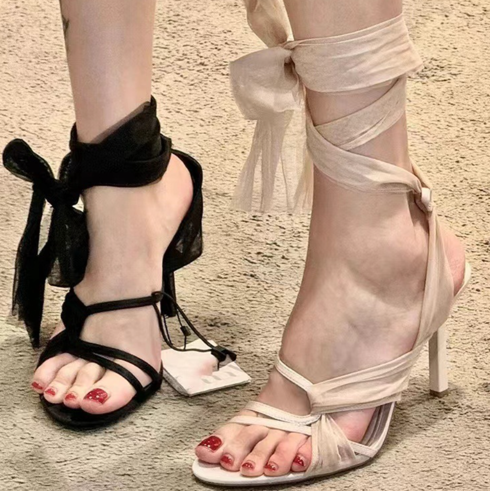 Fairy Strappy Open-toe Heel Sandals