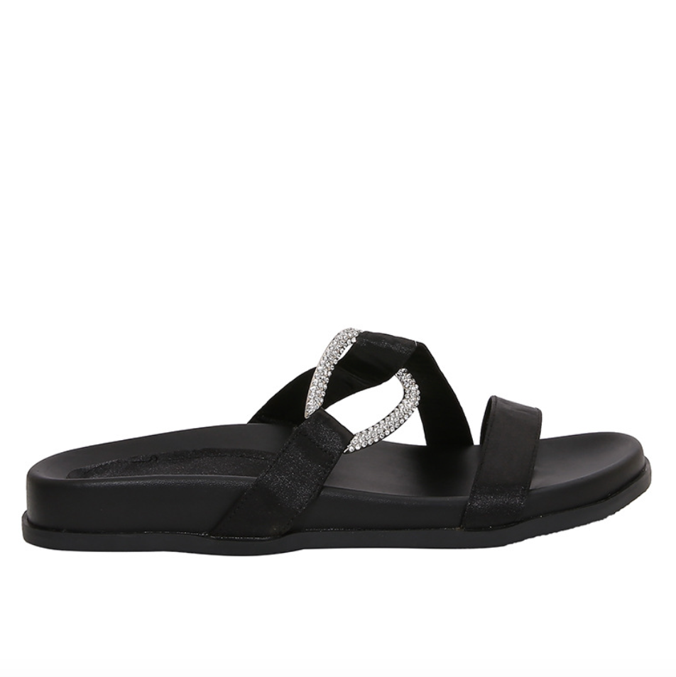 Casual Round Toe Beaded Thick Bottom Slippers