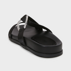 Casual Round Toe Beaded Thick Bottom Slippers