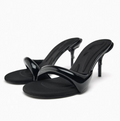 Niche Design Glossy Open-toe Sandals