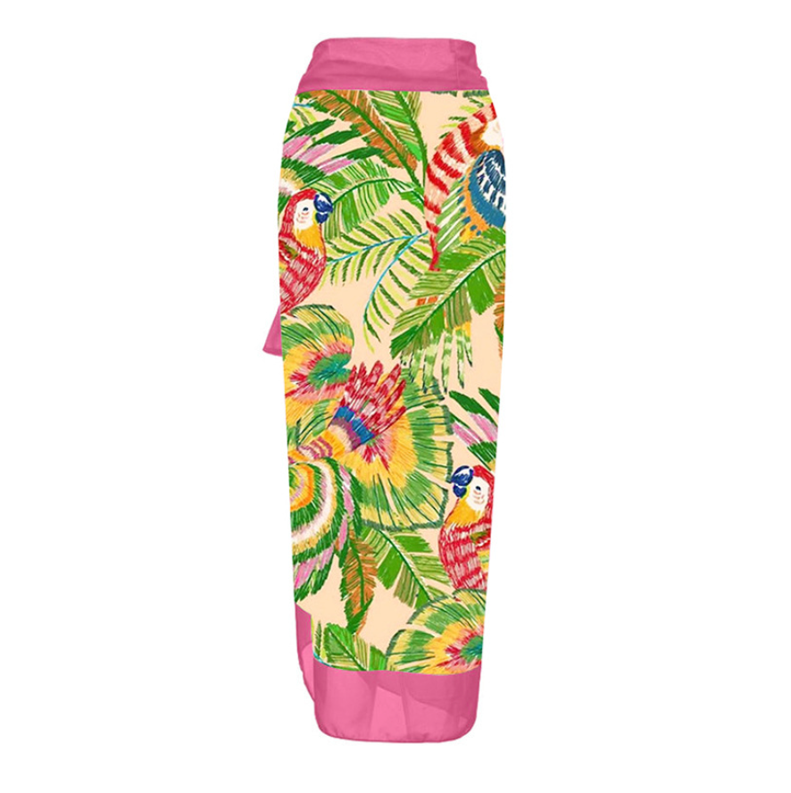 Color Blocking Printed Swimwear Sets