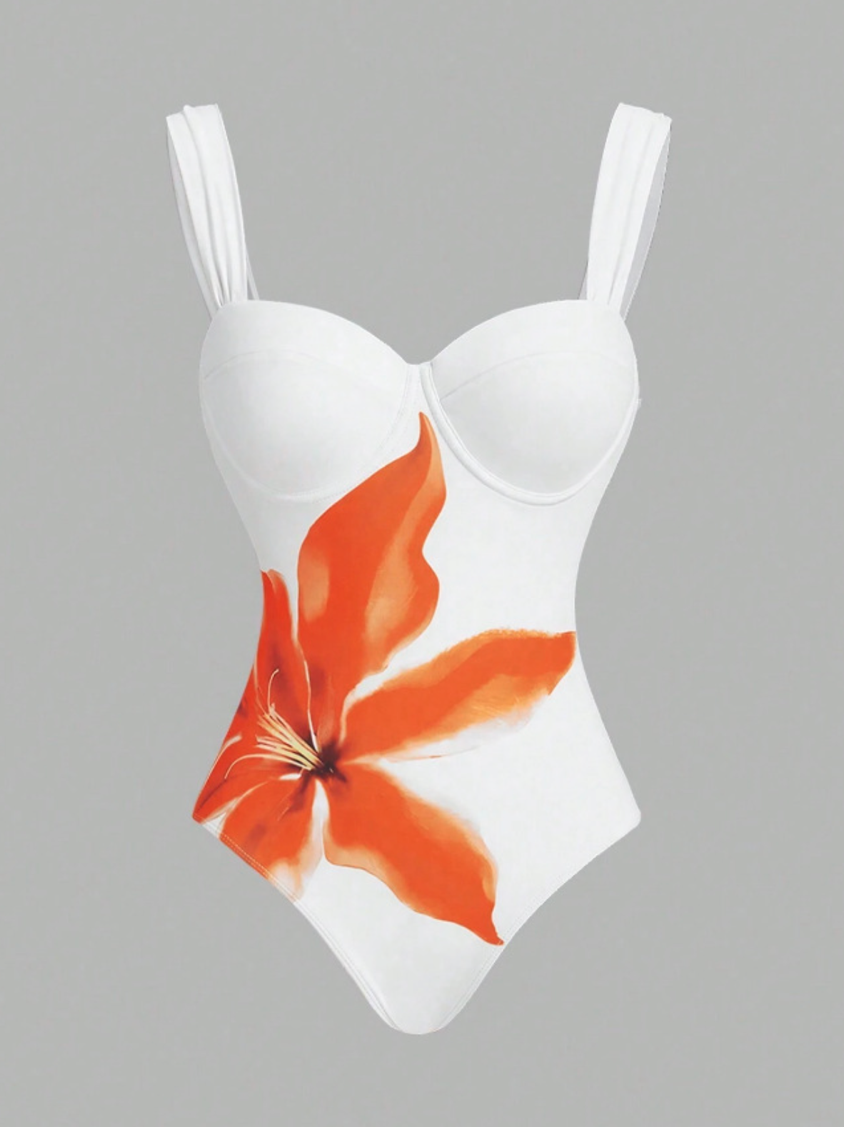 One-piece Slip Swimwear & Wrap Skirt