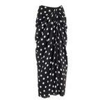 Black&White Polka Dot Swimwear & Skirt