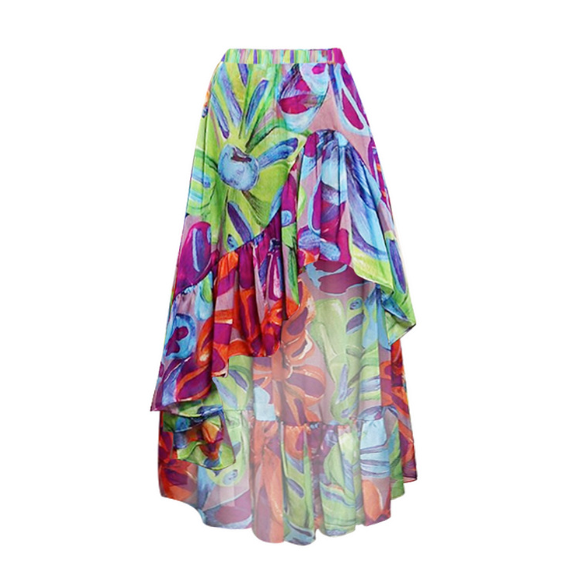 V-neck Colorful Printed Swimwear Sets