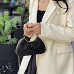 Mini Glossy Sequined Chain Bag