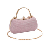 Rhinestone Studded Banquet Chain Bag