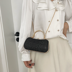 Rhinestone Studded Banquet Chain Bag