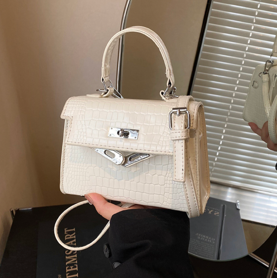 Vintage PU Crossbody Kelly Bag