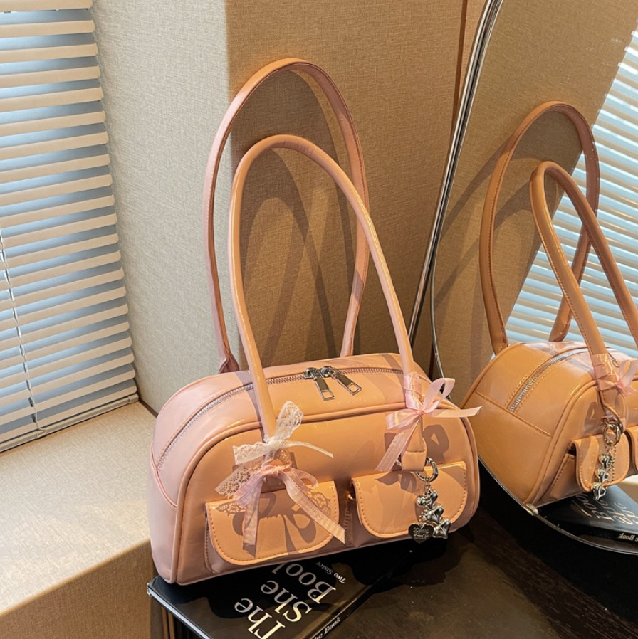 Premium Soft PU Tote Bowling Bag