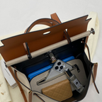 Niche Color-blocking Patchwork Canvas Bag
