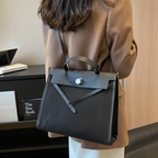 Niche Color-blocking Patchwork Canvas Bag