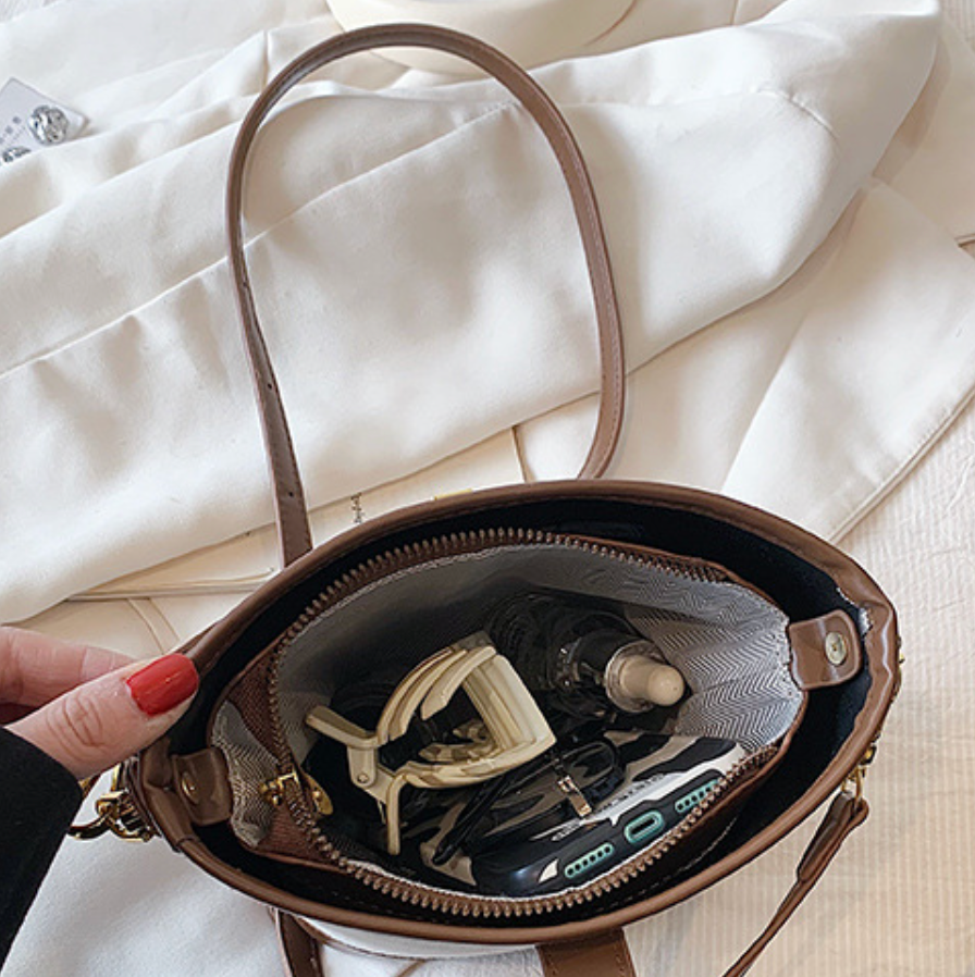 Vintage Patchwork Soft Bucket Bag