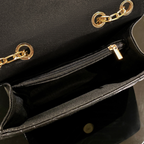 Rhinestone Studded Fringed Chain Bag