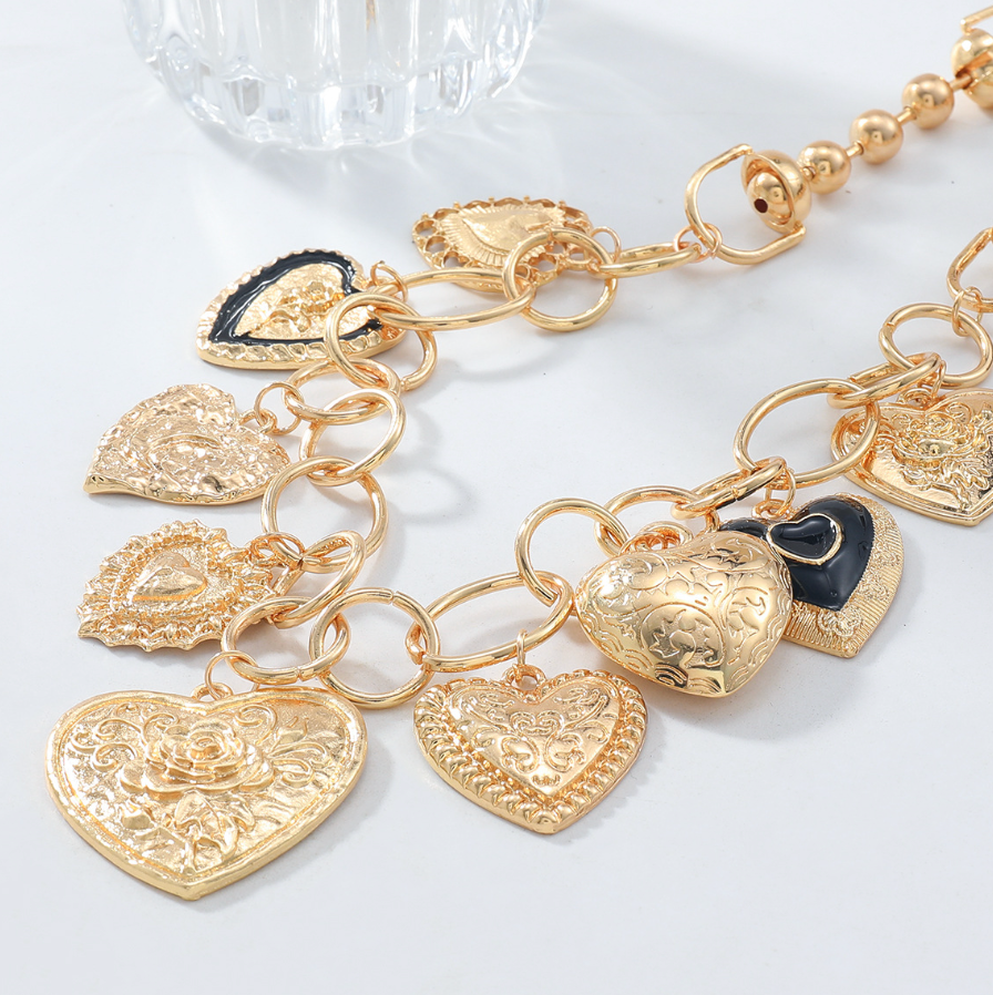 Vintage Loving Heart Pendant Necklace