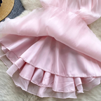 Fairy Beaded Halter Mesh Dress