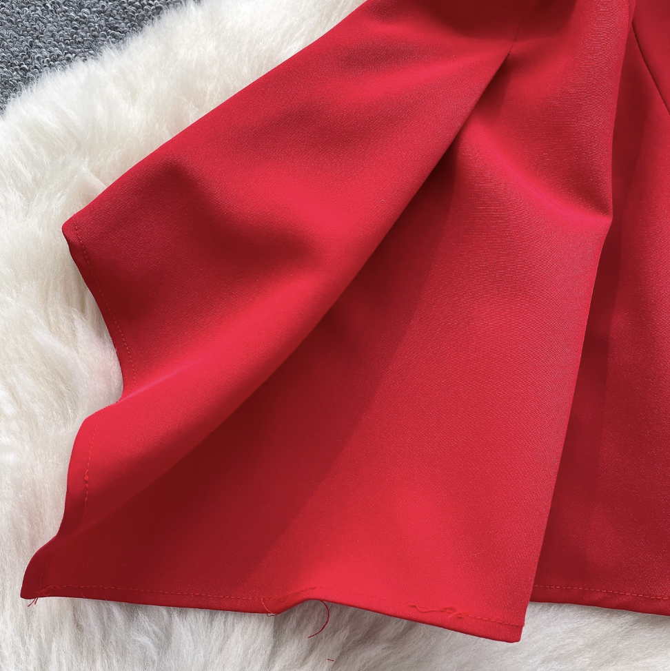 Asymmetric Round Collar Sleeveless Top