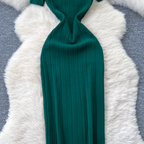 Premium Solid Color Bodycon Knit Dress