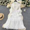 Fairy White Mesh Dress & Slip Dress