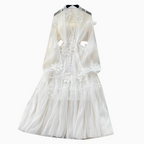 Fairy White Mesh Dress & Slip Dress