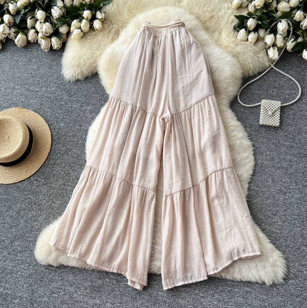 Fairy High-waist Oversized Chiffon Trousers