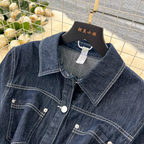 Denim Shirt & Split Skirt Chic 2Pcs