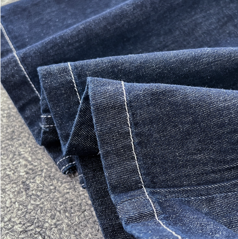 Denim Shirt & Split Skirt Chic 2Pcs
