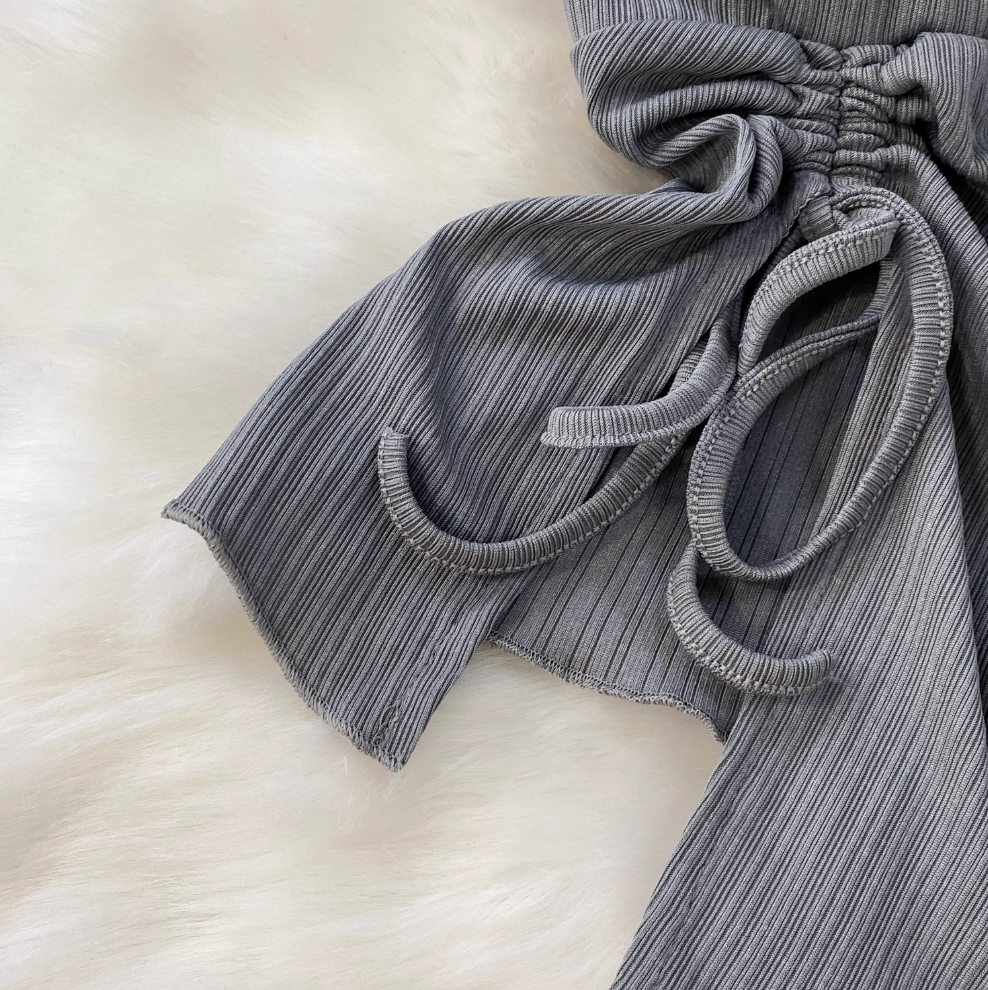 Pleated Camisole & Flared Trousers 2Pcs