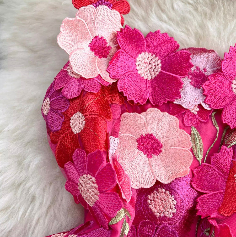 Sweetie 3D Colorful Flower Dress