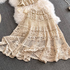 Sweetie Lace Knitwear & Skirt 2Pcs
